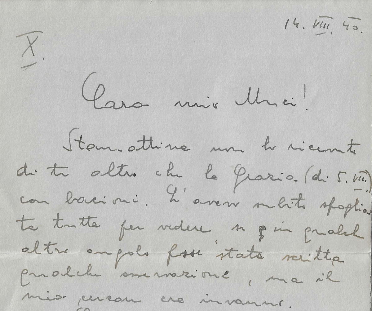 1940-08-14 - Lettera di Ksenija a Luigi